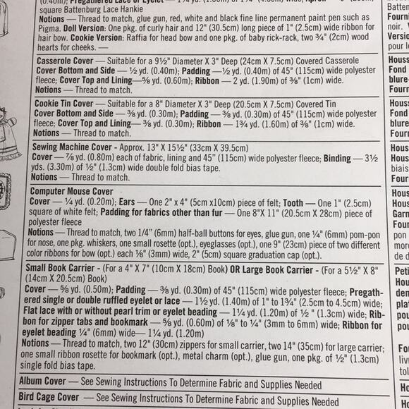 Vintage Simplicity Crafts 1995 Sewing Pattern Covers Multiple Home Items - Picture 11 of 13